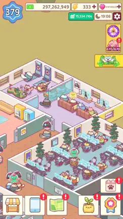 Office Cat: Idle Tycoon Games iPhone image 4