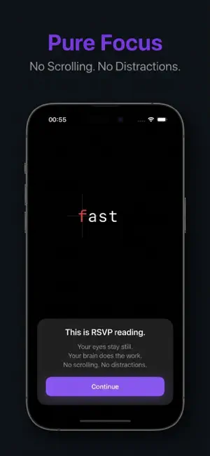 Dart - Speed Reading screenshot 1