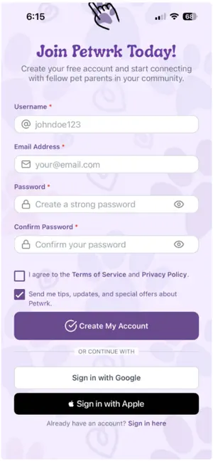 Petwrk screenshot 1