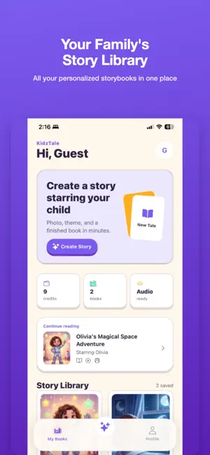 KidzTale - Story Book Creator screenshot 1