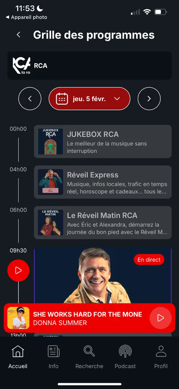Screenshot #2 pour RCA la Radio