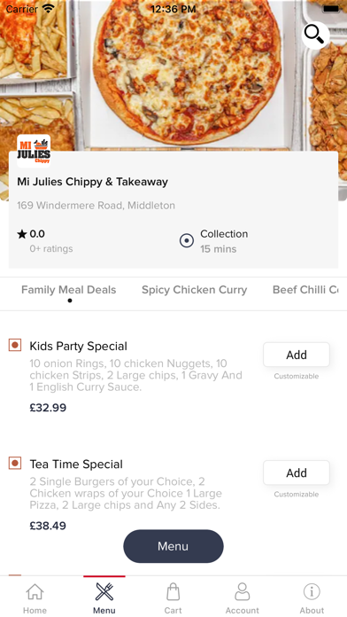 Mi Julies Chippy & Takeaway screenshot