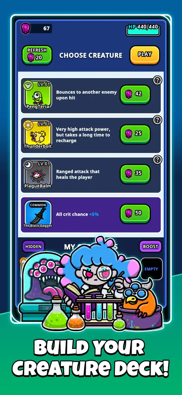 Undercity: Creature Survival Hack screenshot 11 - game app interface