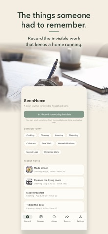 SeenHome: Housework Tracker Screenshot 1 of 5