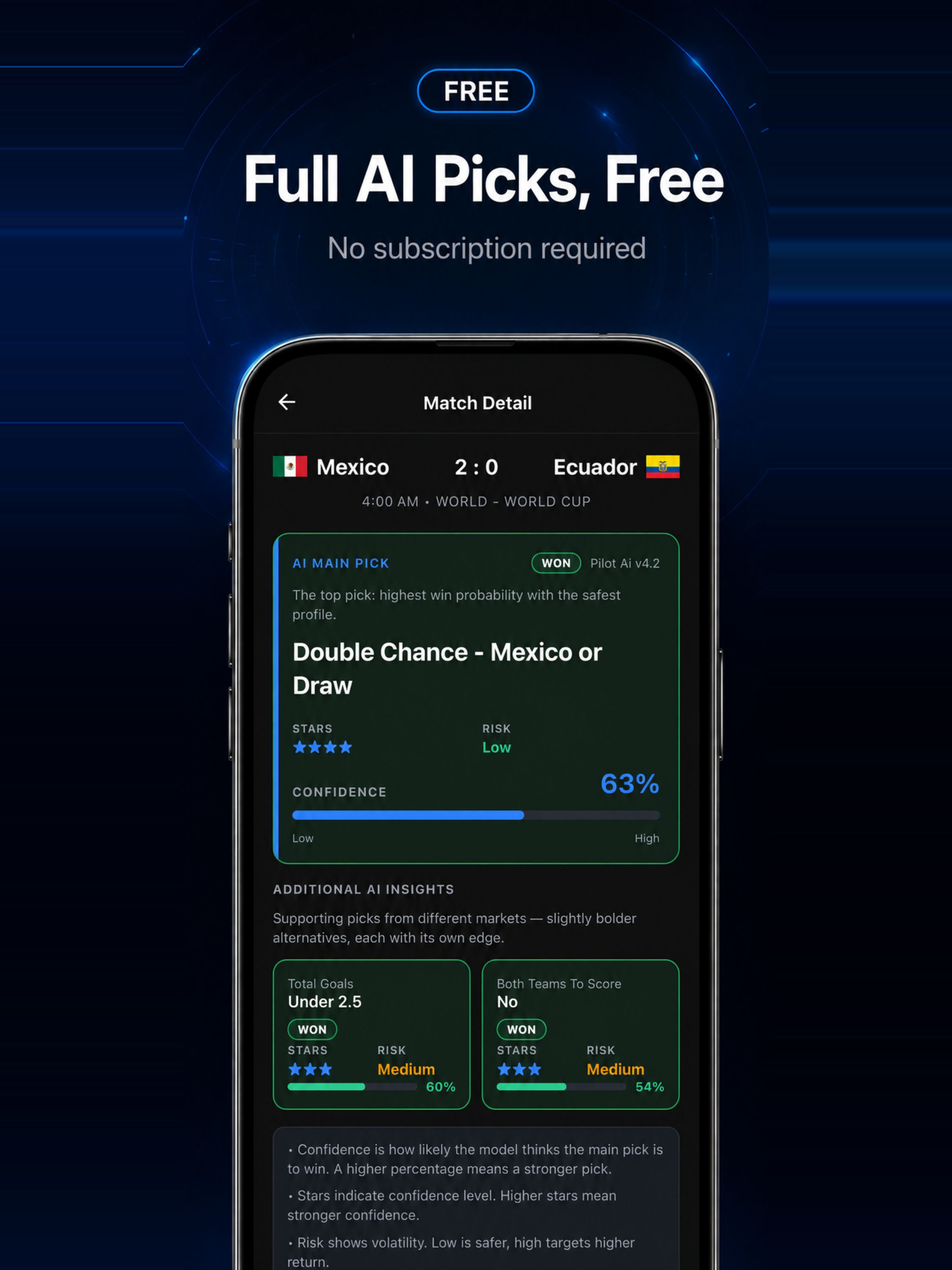 Football Pilot: AI Predictions screenshot 7
