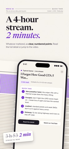 Veciz AI: Video Summary Digest Screenshot 2 of 7