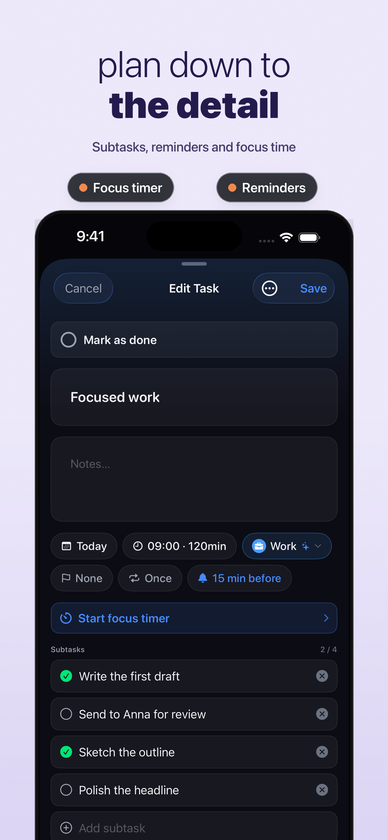 Daily Planner: Time Blocking screenshot 5