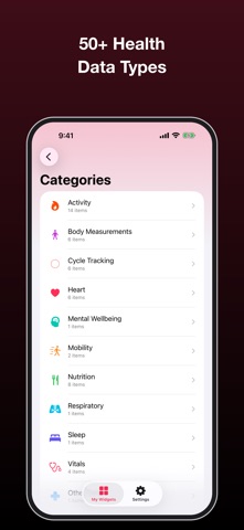 Widgethy: Health Widgets Screenshot 3 of 6