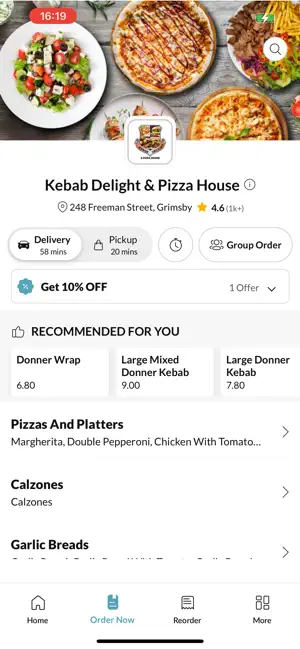 Kebab Delight & Pizza House screenshot 2
