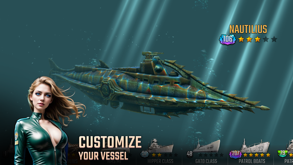 #3. Uboat Attack (iOS) 来自: Voodoo