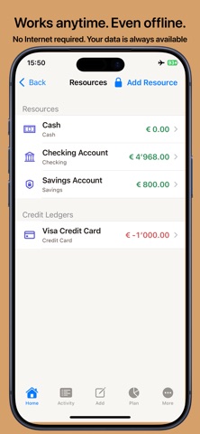 WallyLedger screenshot