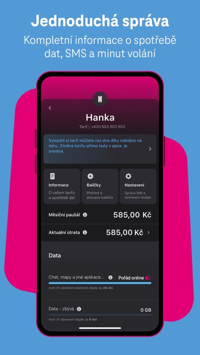 Screenshot #3 pour Můj T-Mobile