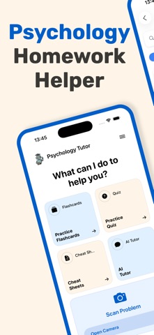 Psychology Homework Helper screenshot