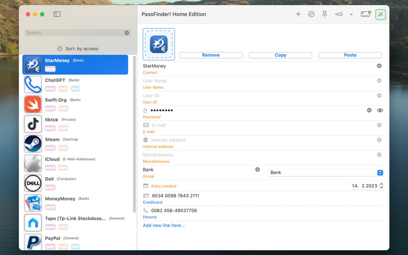 App screenshot