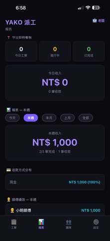 YAKO 派工 screenshot