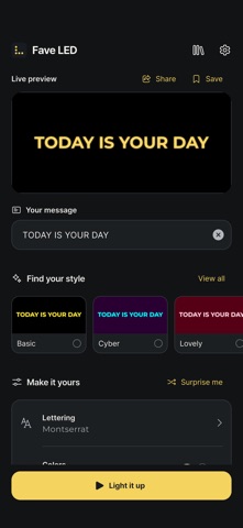Fave LED: Banner & Scroller Screenshot 1 of 8