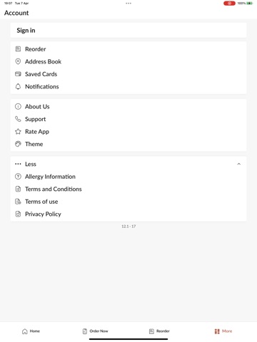 Errolls iPad screenshot