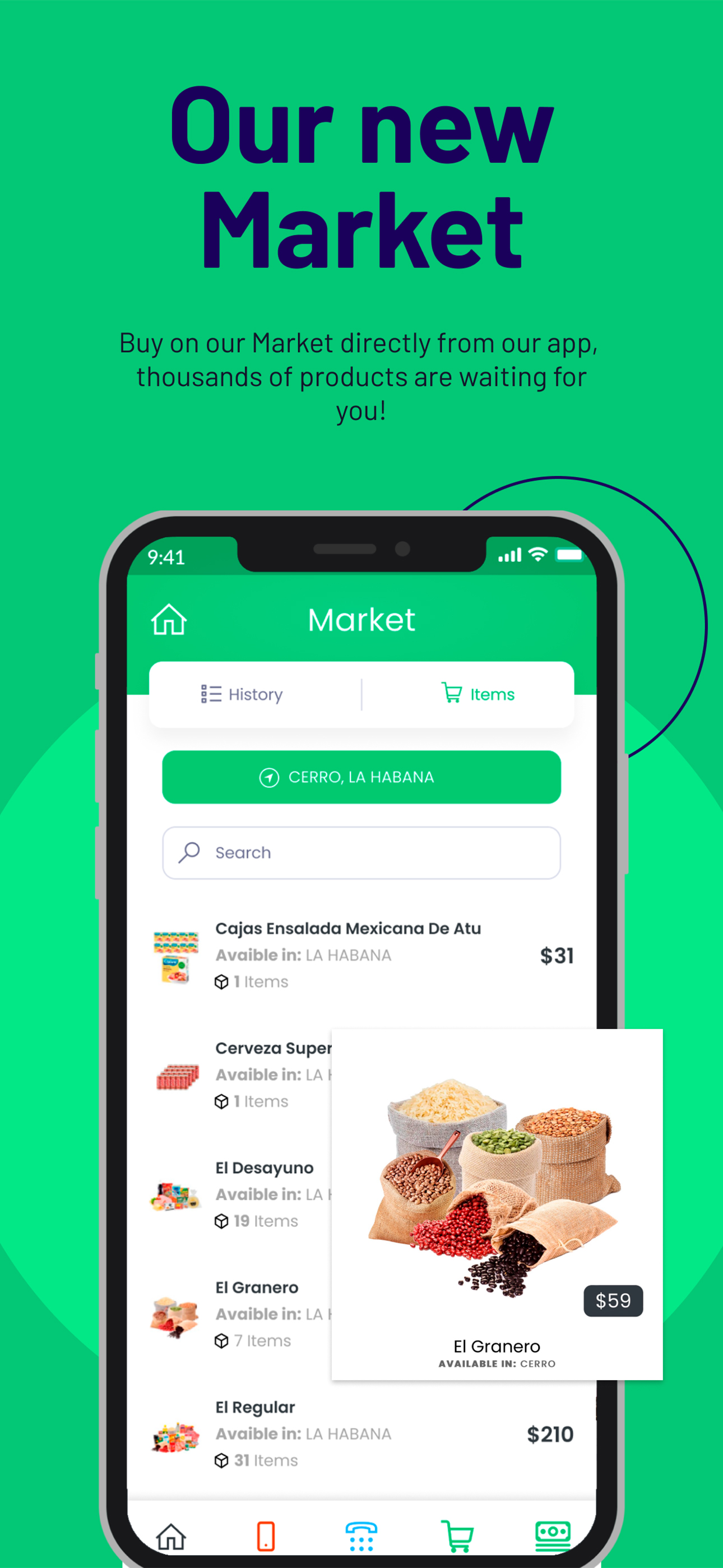 Minumerolocal - Topups
