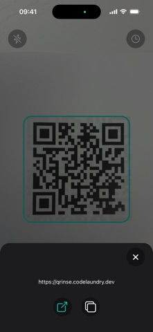 QRinse screenshot 1