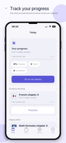 Flashcards Made Easy. Learn! Screenshot 1 of 8