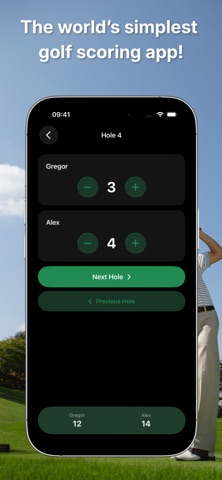 Golfcount: Simple golf count Screenshot 1 of 7
