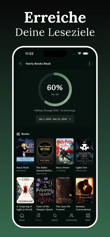 BookPine: Buch Tracker & Stats screenshot 8 of 8