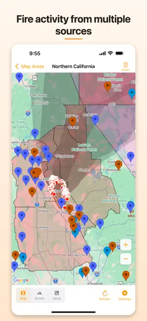Fireguard Wildfire Tracker screenshot 2