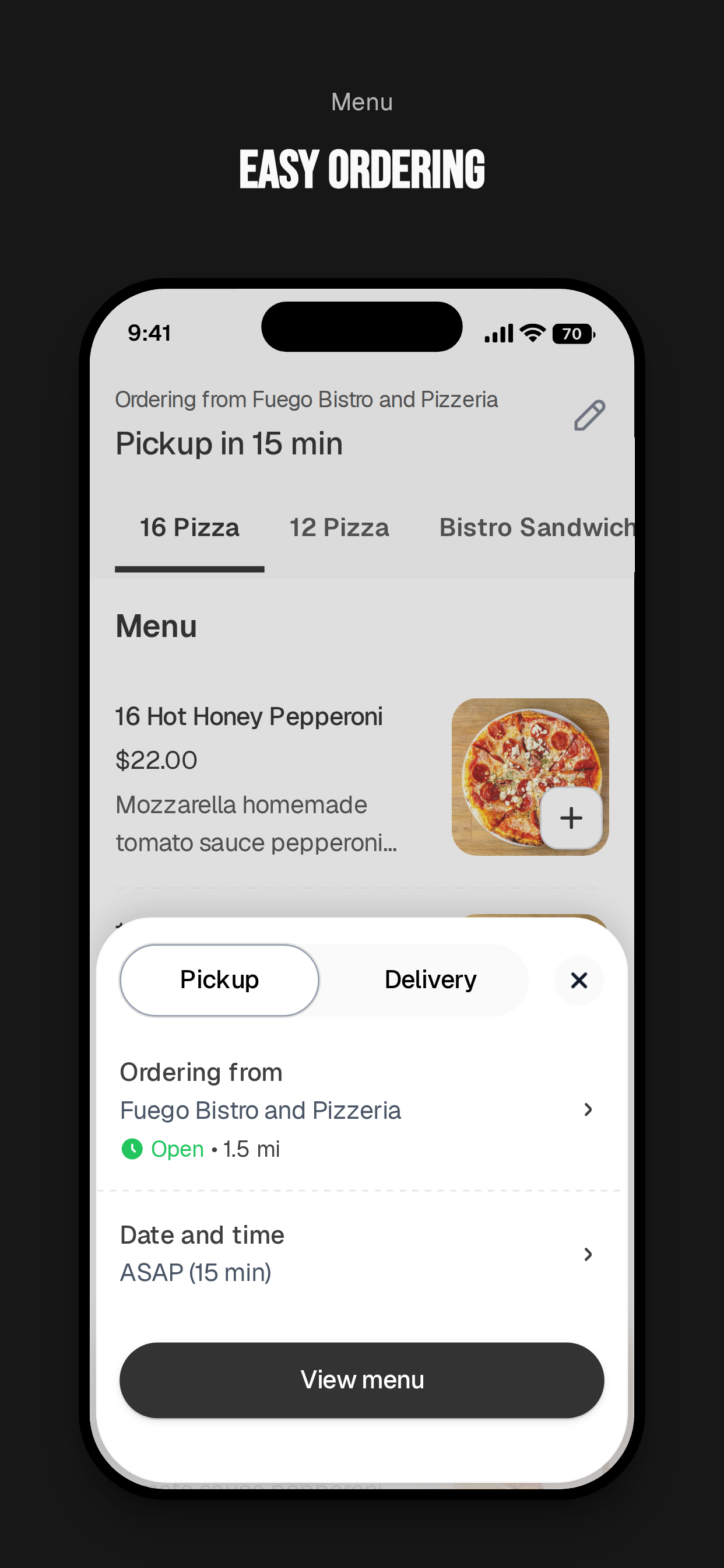 Fuego Bistro and Pizzeria screenshot 3