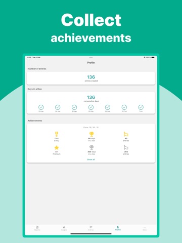 Bipolar Mood Tracker° iPad screenshot