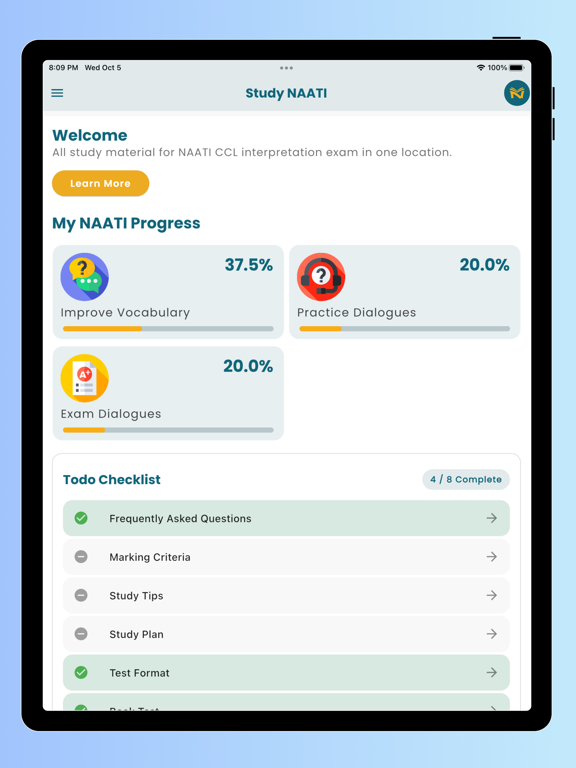 App screenshot