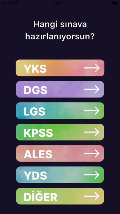 Sınava Odaklan: YKS DGS LGS Screenshot