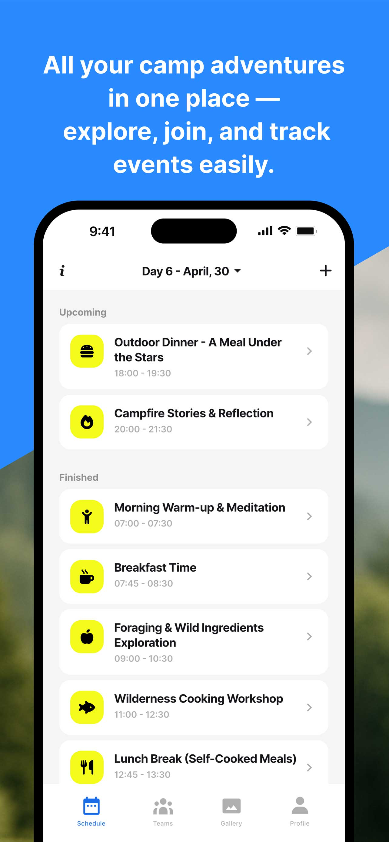 Camp Organizer: Counselor