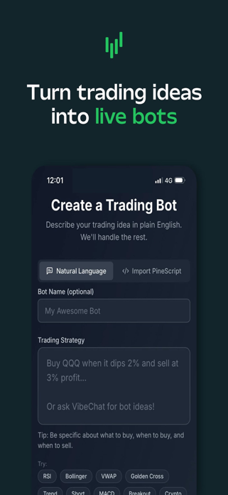 VibeTrader Screenshot 1 of 5