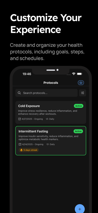 Biohacking Tracker: Biohackr Screenshot 5 of 6