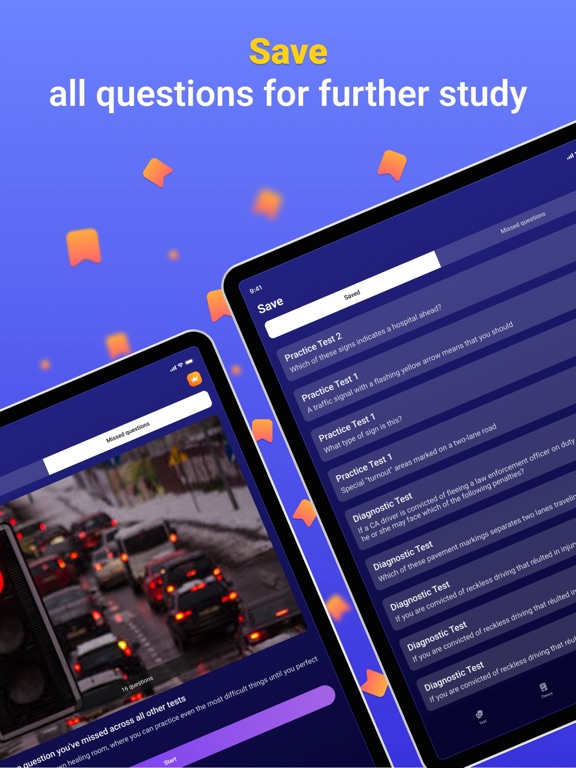 DMV Practice Test for US iPad screenshot 4 - Education app