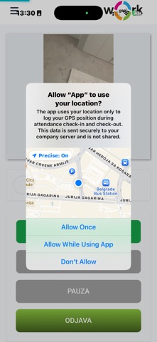 MyWorkGeo screenshot