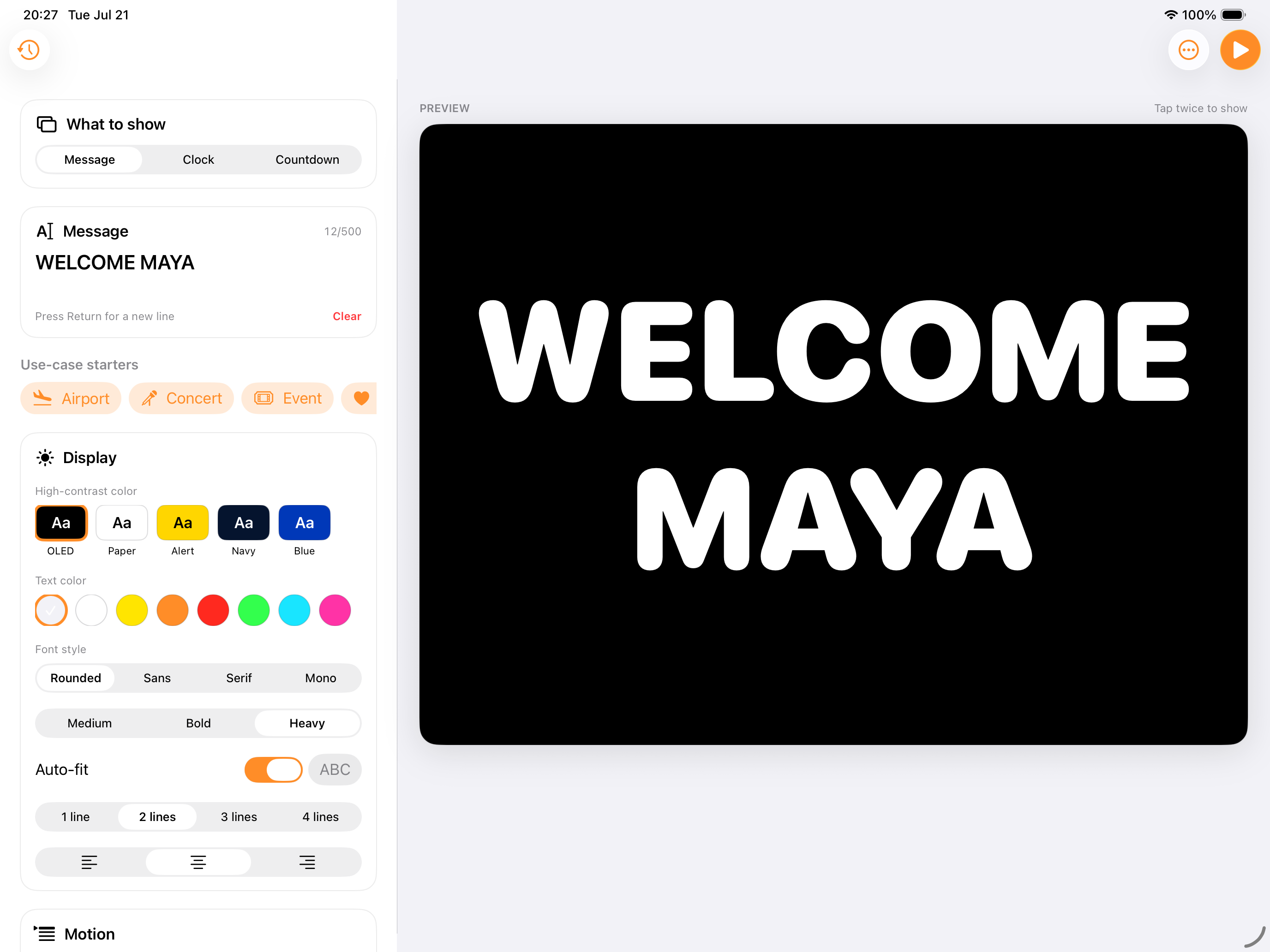 VAREQO: Big Text Display screenshot 4