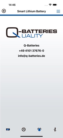 Q-Batteries BMS screenshot