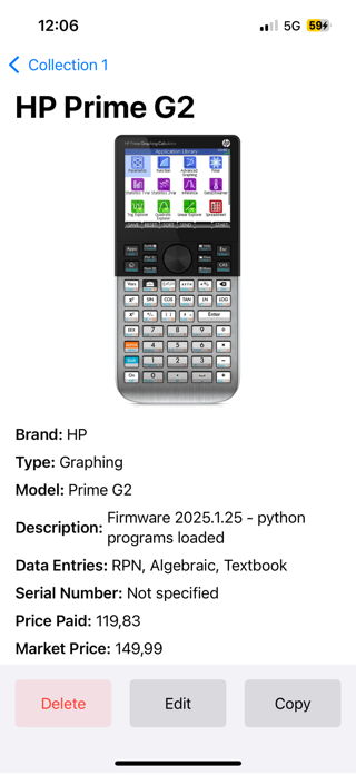 CalCollections Screenshot 4 of 5