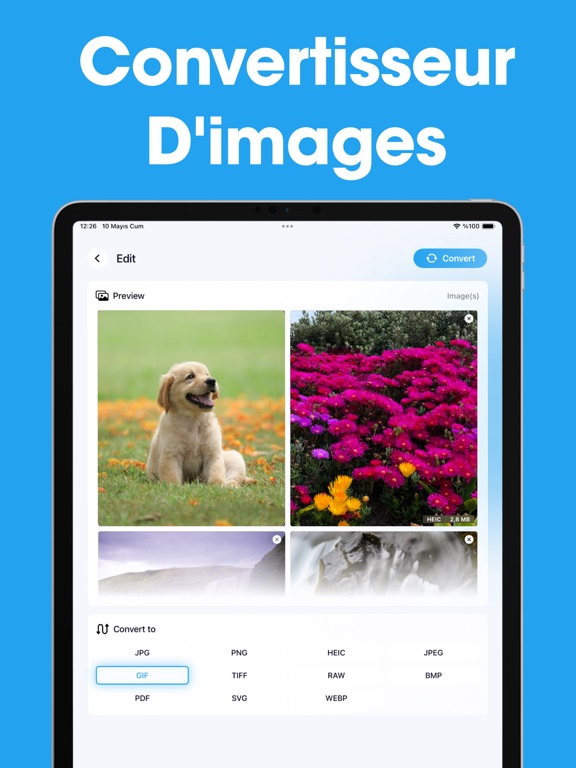 Screenshot #4 pour Convertisseur d'images, photos