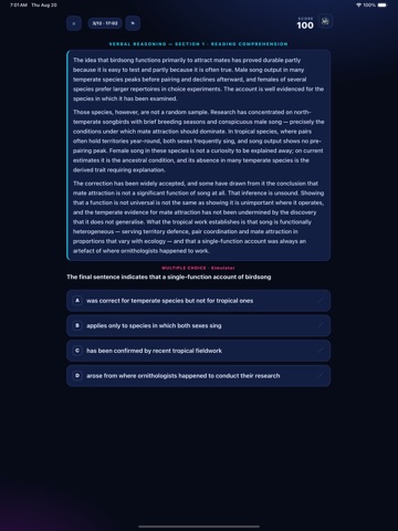 GRE Ready iPad screenshot