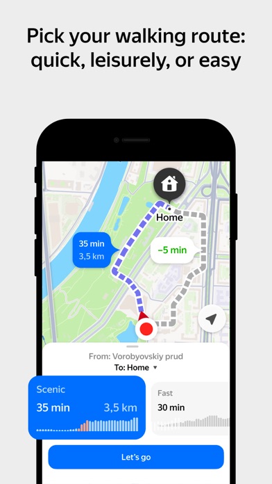 Screenshot #1 pour Yandex Maps & Navigator