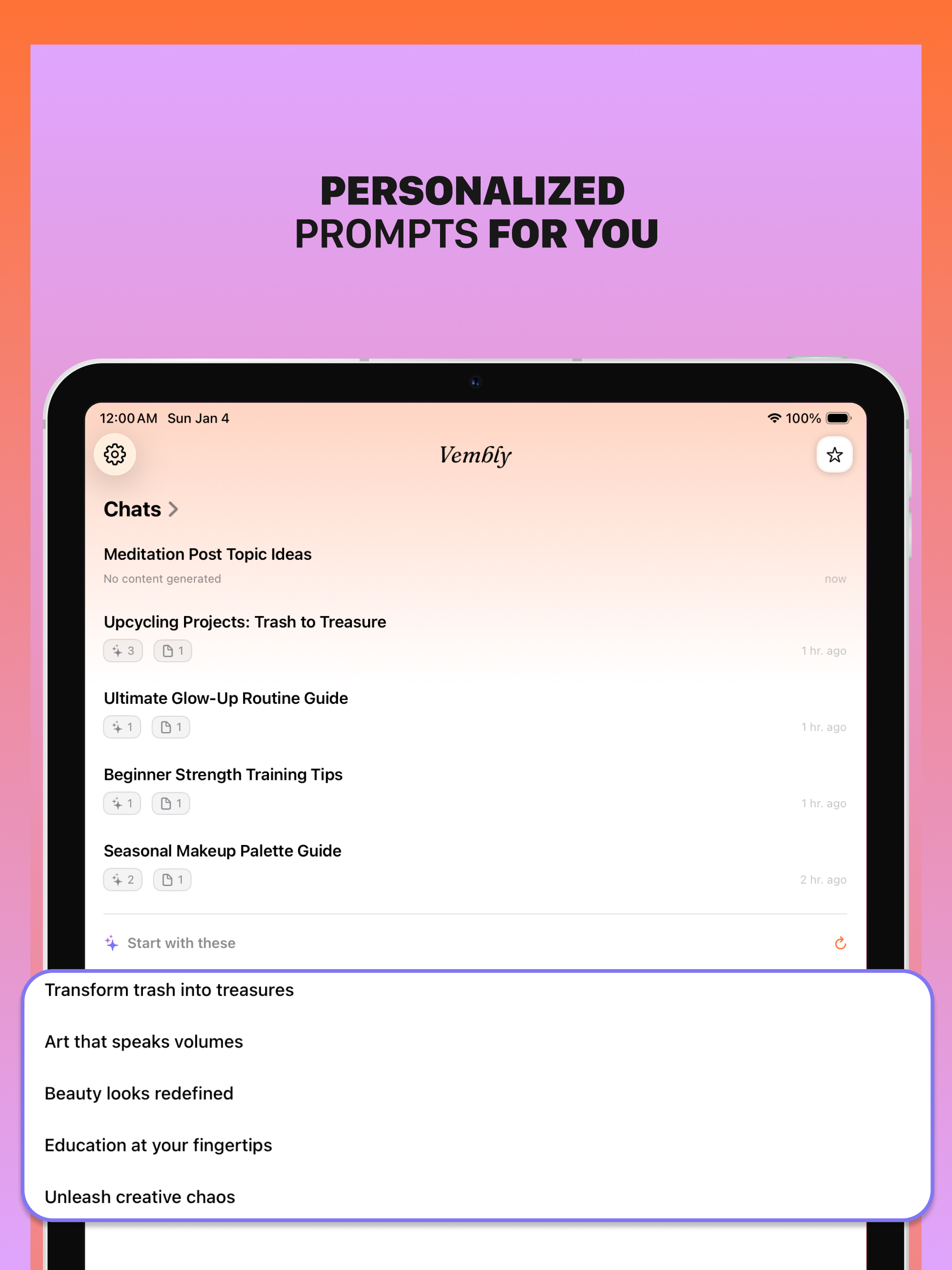 Vembly: AI Content Creator