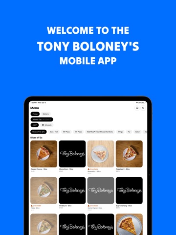 Tony Boloney's - Order Now iPad screenshot