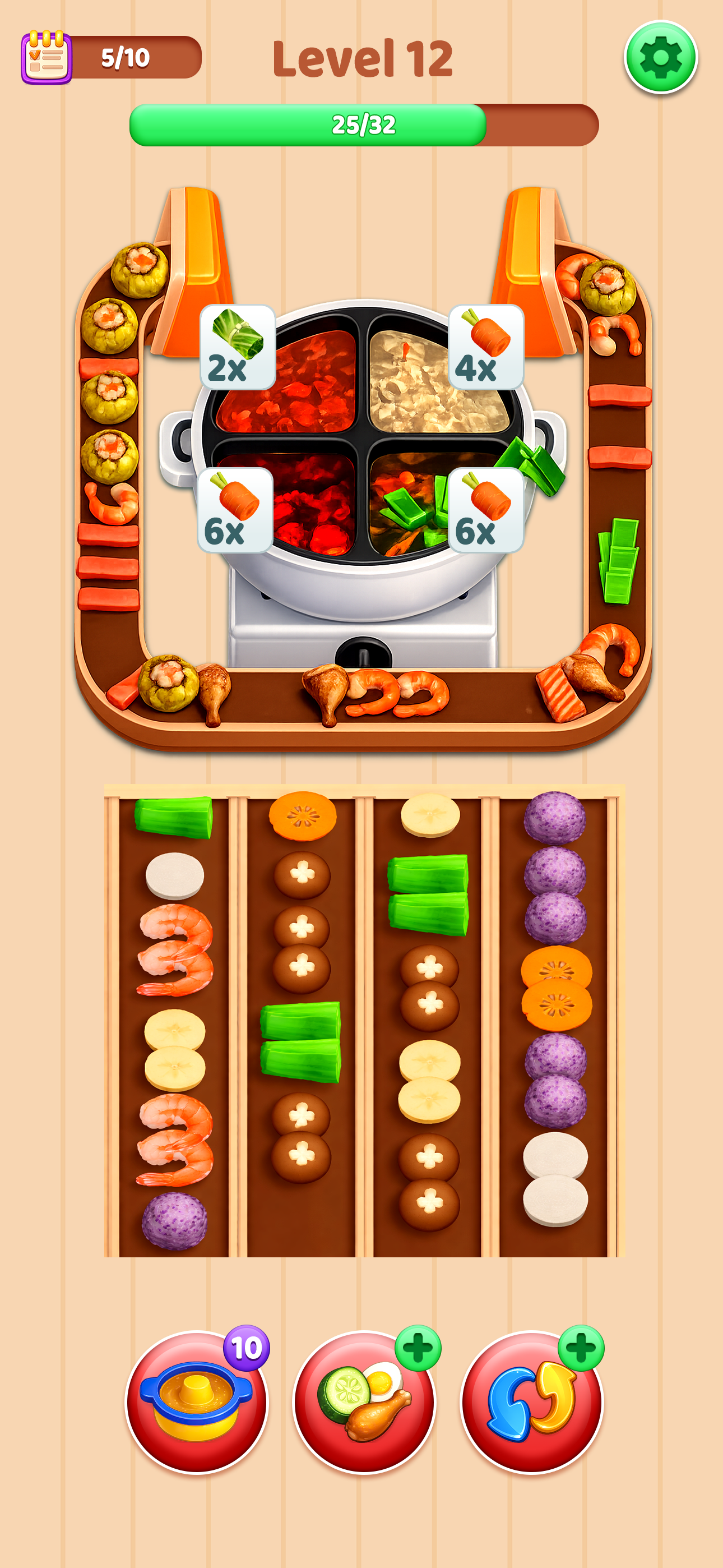 Hotpot Go: Food Sorting Game