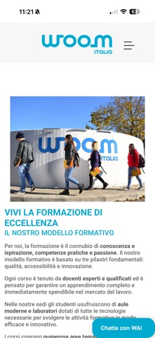 Woom Italia screenshot