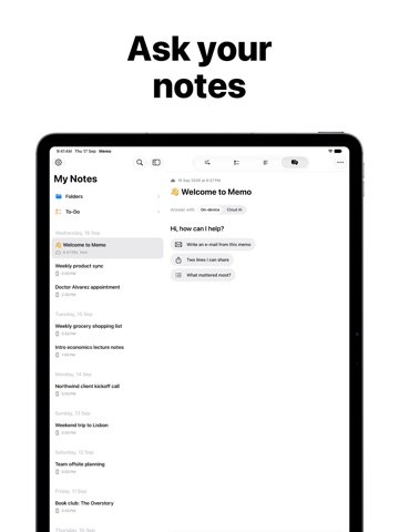 Memo - Transcribe Voice Notes iPad screenshot 6
