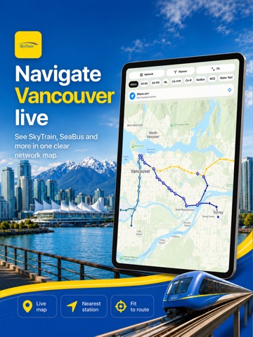 Vancouver Metro Map iPad screenshot