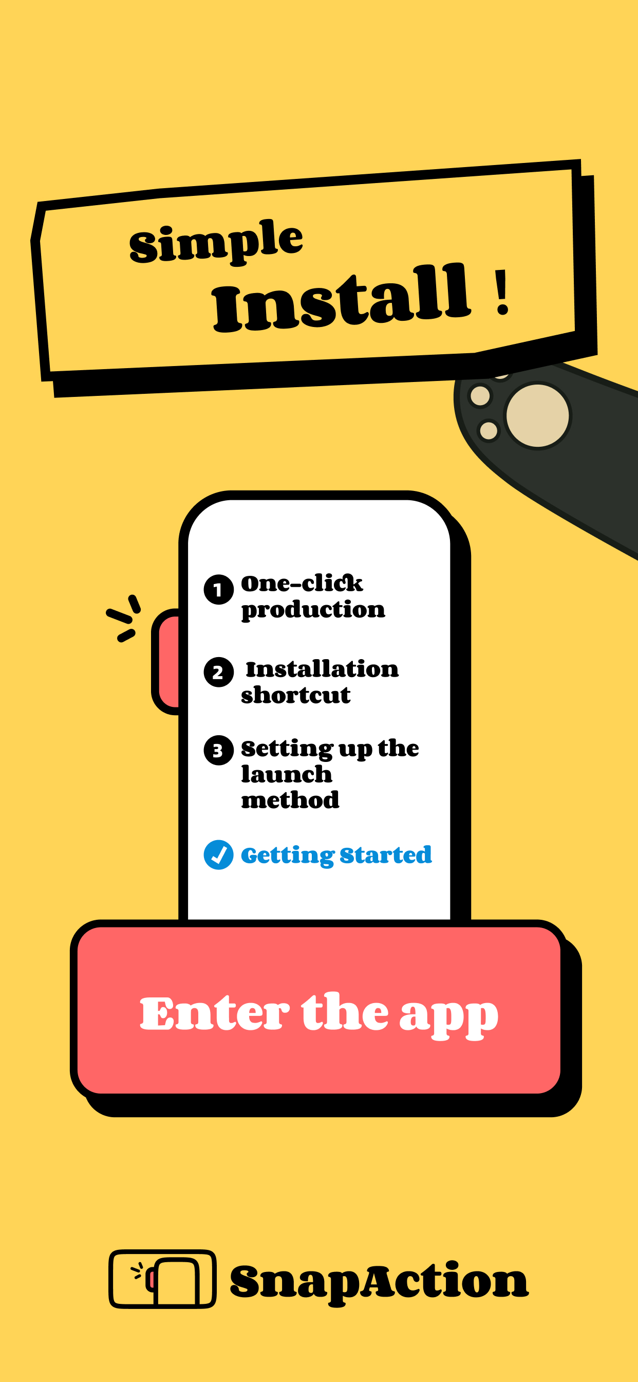 SnapAction-Power Action Button