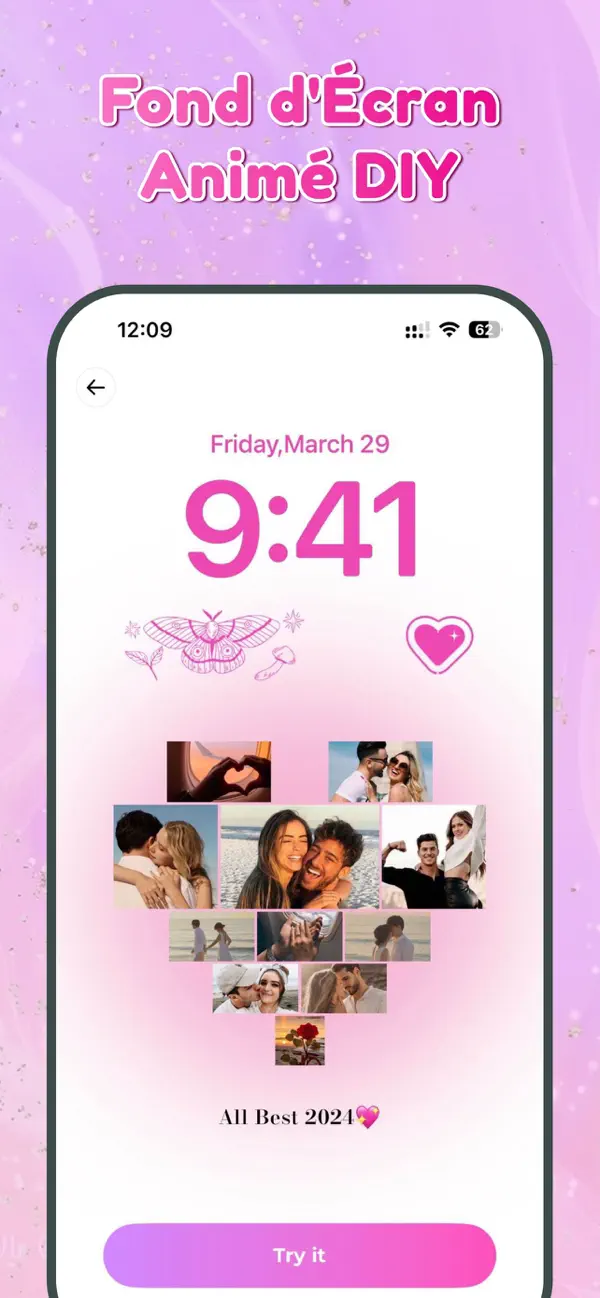 Screenshot #3 pour Flower Language Wallpaper